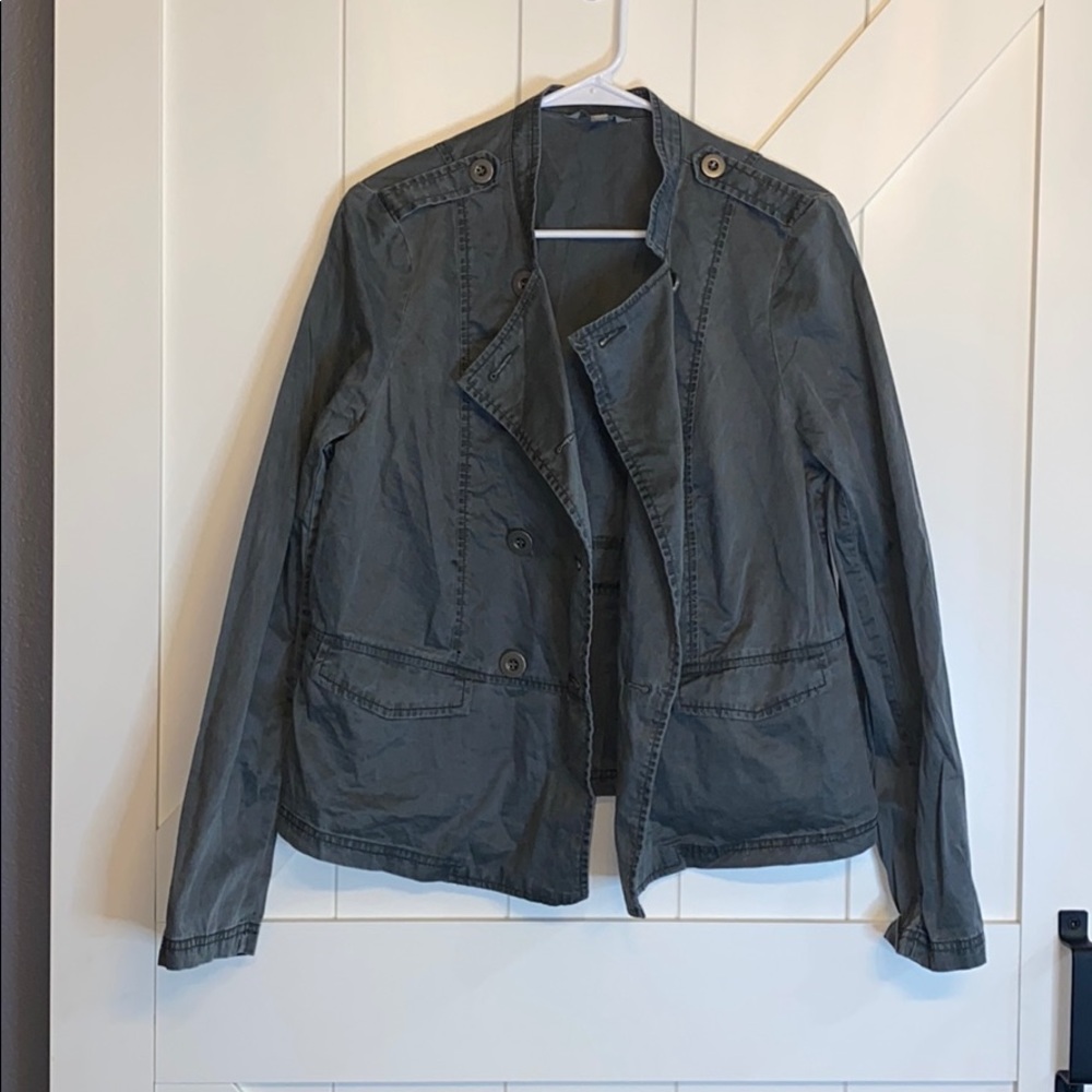 Rubbish long sleeve button down jacket